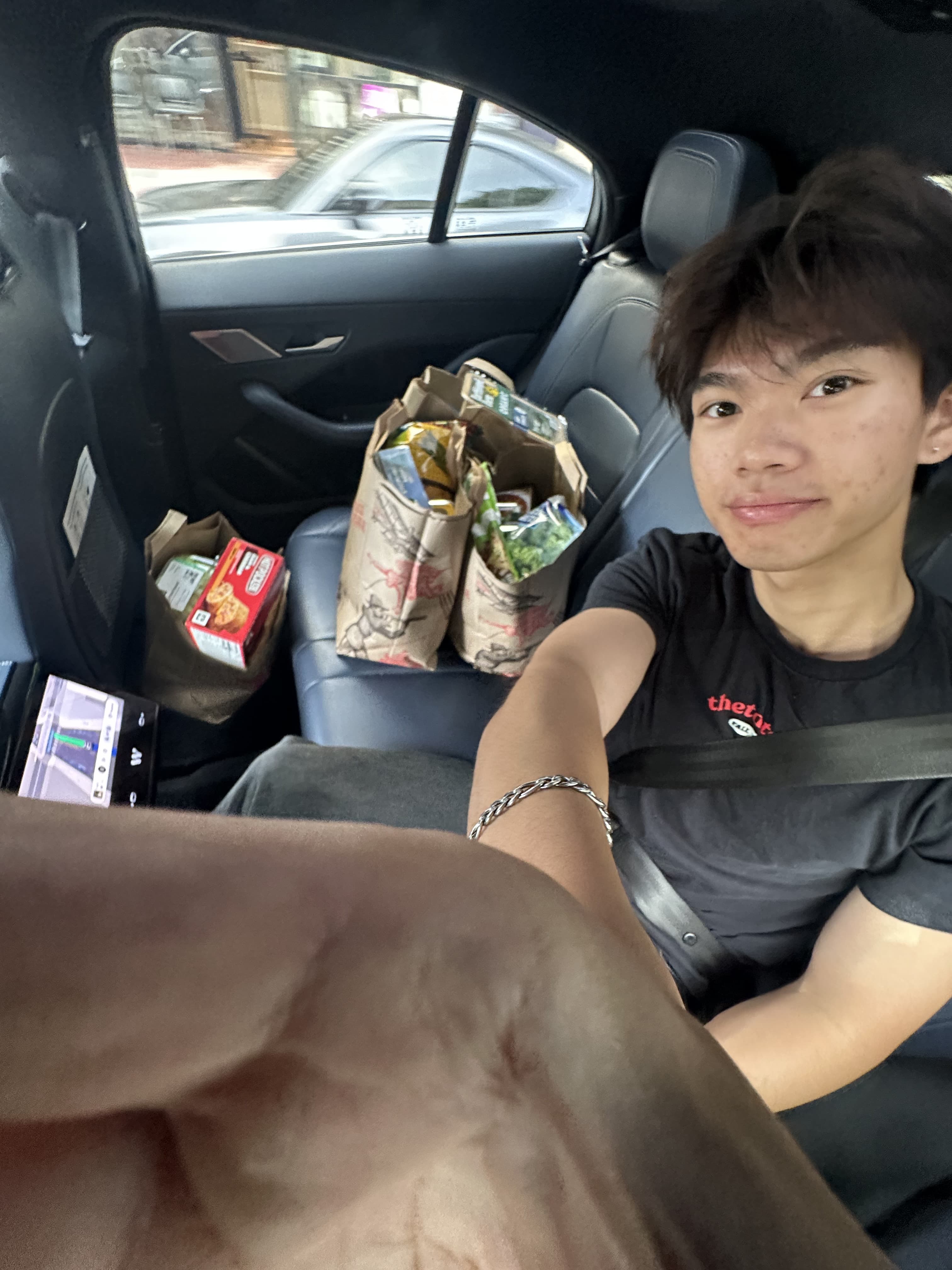 Shawn grocery shopping