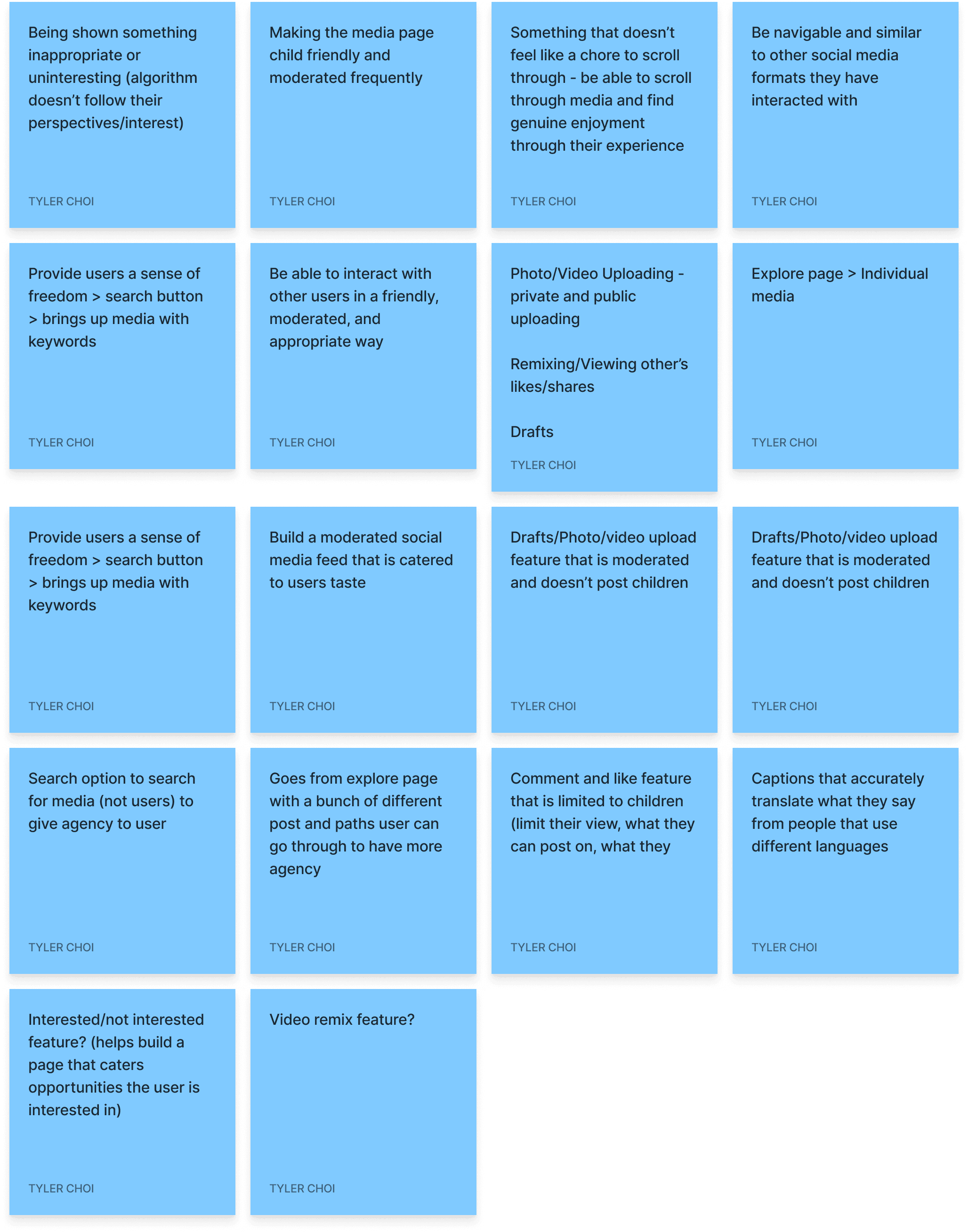 Social Media Page opportunity mapping notes