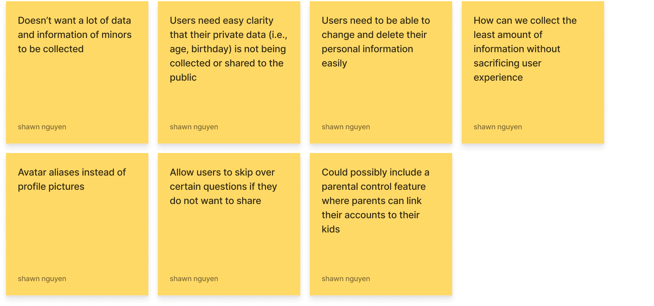 Log In / Onboarding opportunity mapping notes